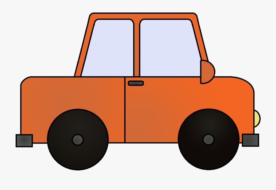 Orange Train Clipart & Orange Train Clip Art Images - Car Cartoon Transparent Background Png, Transparent Clipart