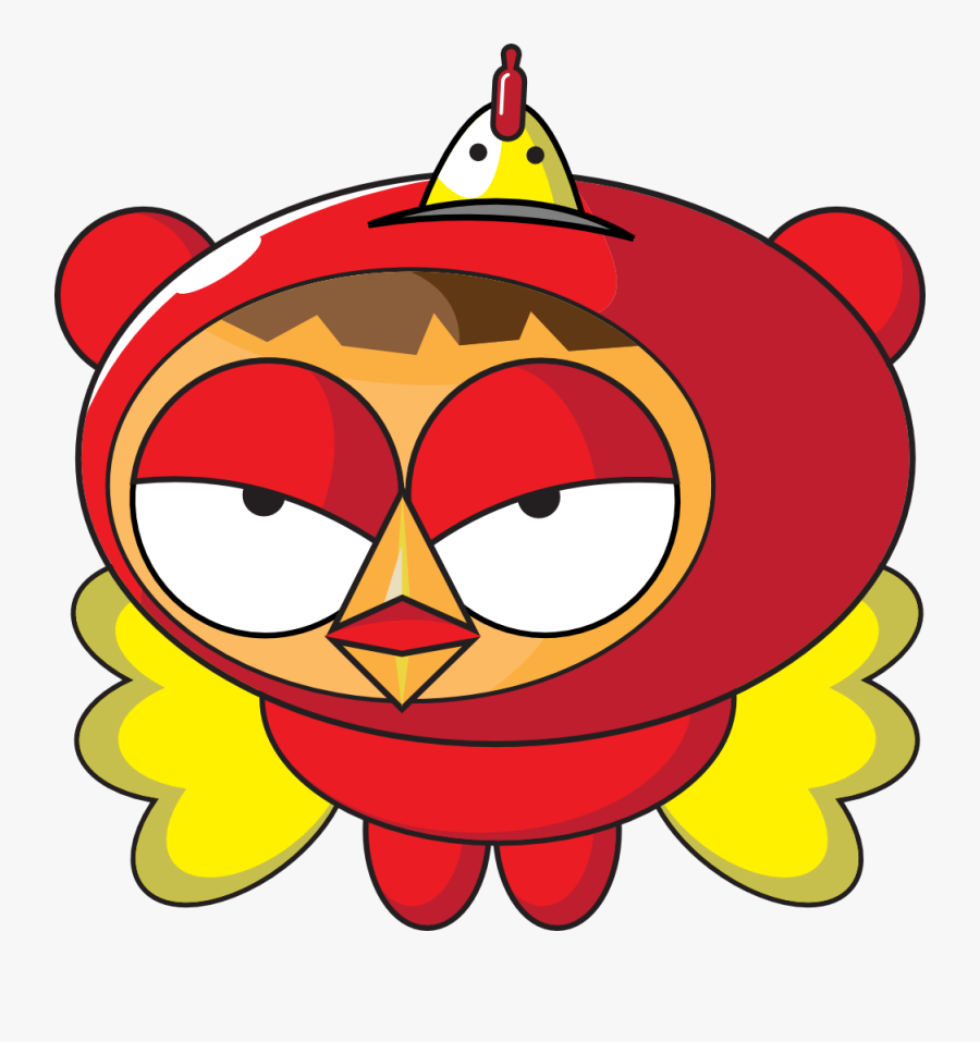 Cartoon Superhero Chicken Clipart Vector Clip Art - Cartoon Superhero, Transparent Clipart