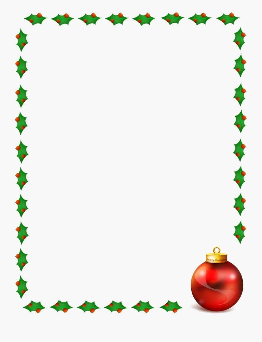 Christmas Border Clipart Images Free Best On Transparent - Free Download Christmas Border, Transparent Clipart