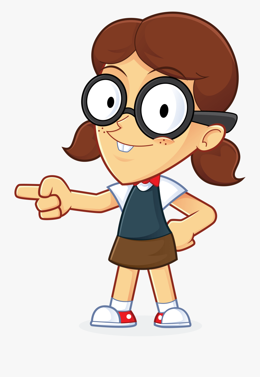 Thumb Image - Girl Pointing Clipart Png, Transparent Clipart