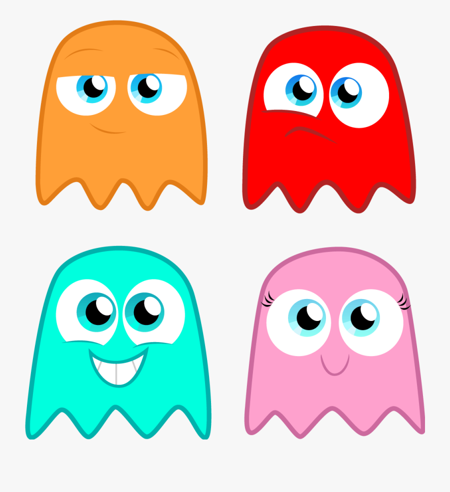 Pacman Ghost Blue Wallpaper The Pac Man Ghosts By Alisonwonderland - Cartoon Pac Man Ghosts, Transparent Clipart