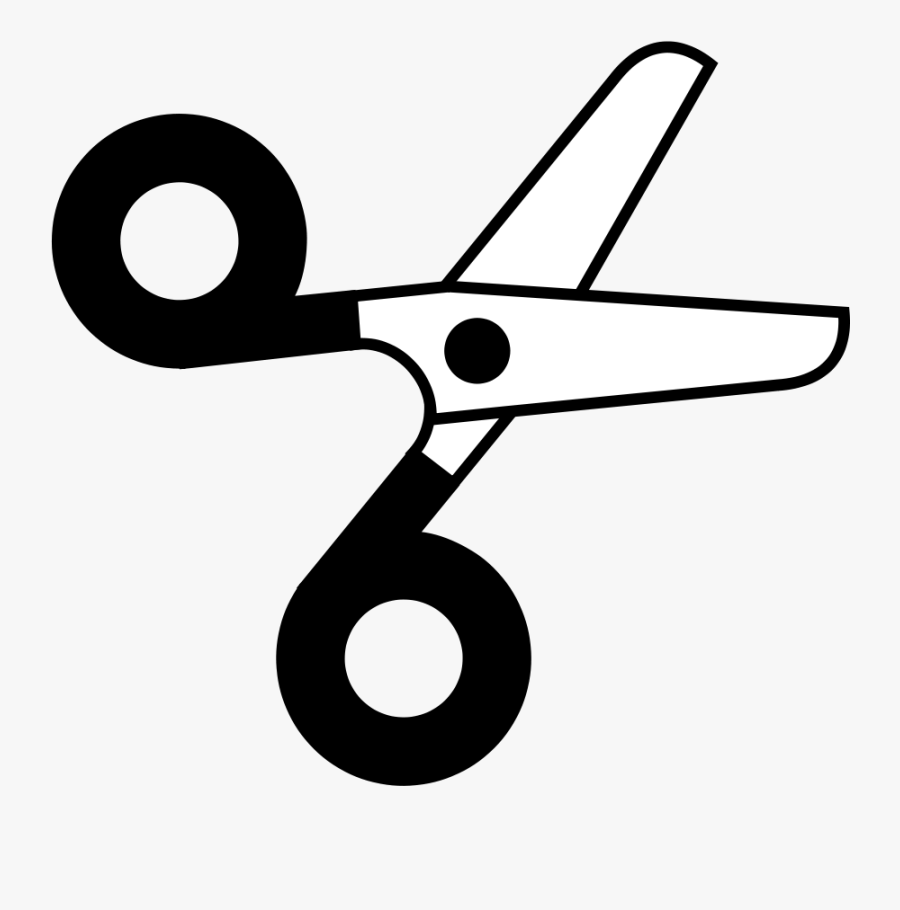 Scissors Clip Art At Vector 2 Wikiclipart - Scissors Clipart Black And White, Transparent Clipart