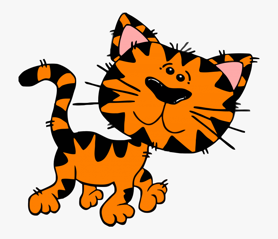 Tiger Kitty Clip Art - Next To Preposition Clipart, Transparent Clipart