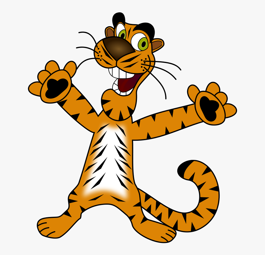 Tiger Clipart - Happy Tiger Clipart, Transparent Clipart