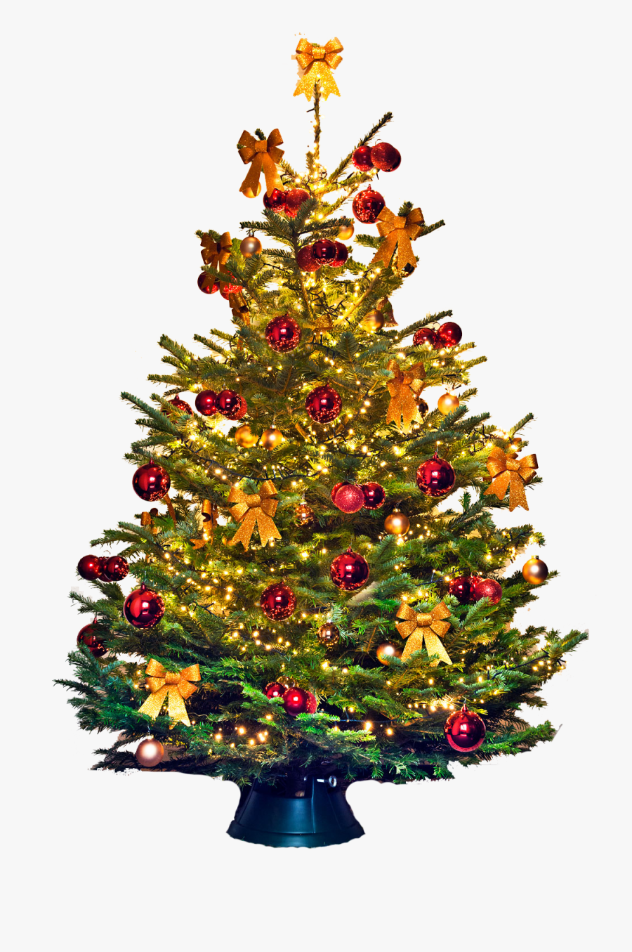 Kerstboom Over De Top, Transparent Clipart
