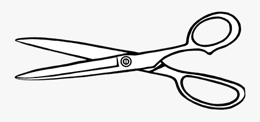 Scissors Clipart - Scissor Black And White, Transparent Clipart