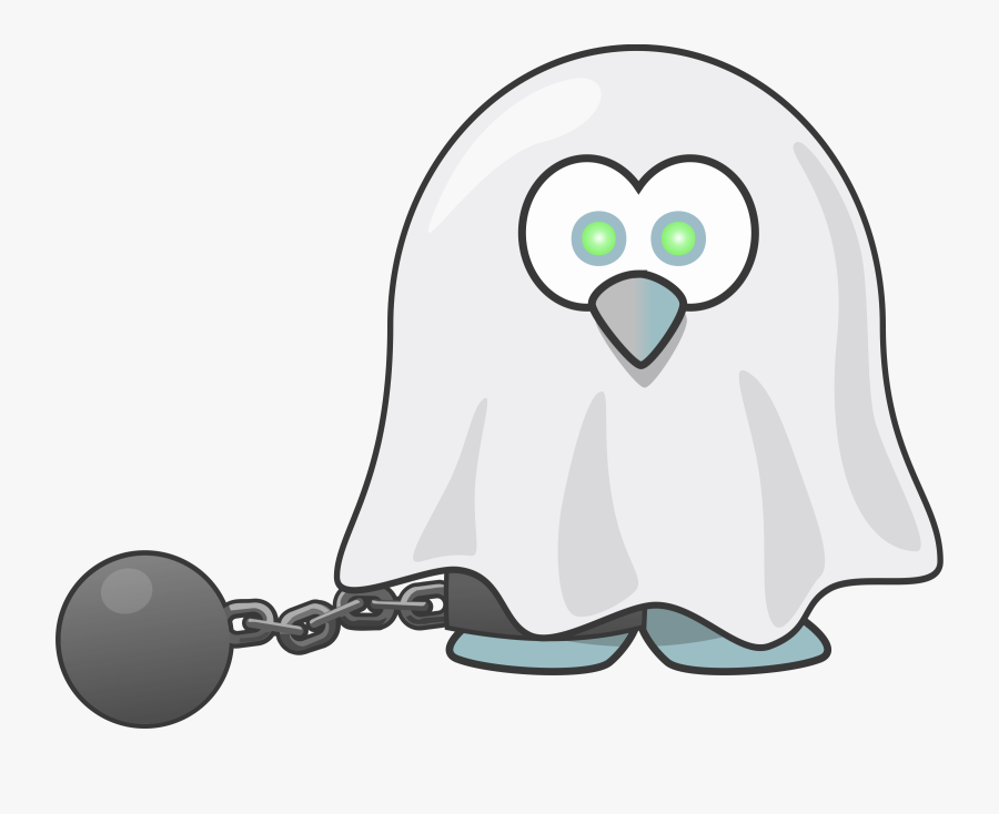 Ghost Of A Penguin - Penguin Ghost, Transparent Clipart
