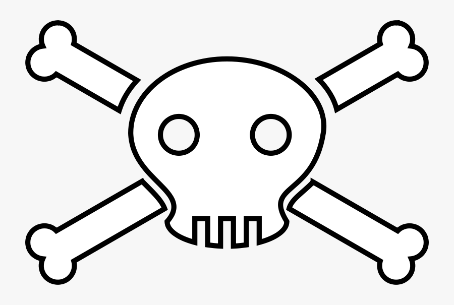 Skull And Crossbone Clipart - Death Clipart, Transparent Clipart