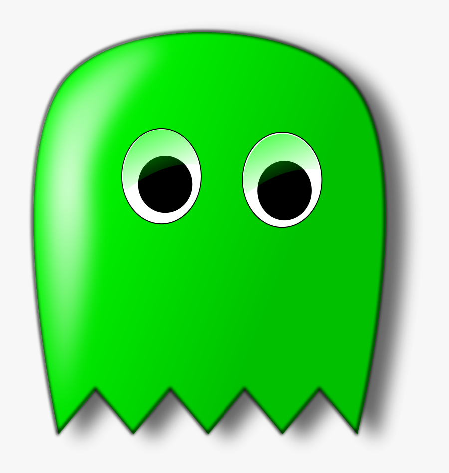 Ghost Clipart With Crown - Pac Man Ghost Green, Transparent Clipart