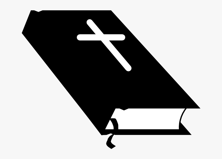 Bible Clipart - Open Bible Clipart Black And White, Transparent Clipart