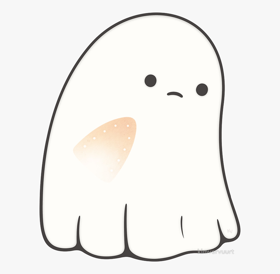 Ghost Cute Clipart Free Clip Art Transparent Png - Sad Ghost Clipart, Transparent Clipart