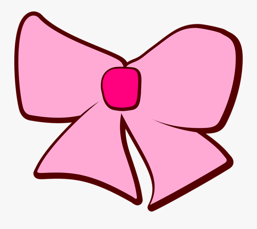 Pink Brown Bow Svg Clip Arts - Yellow Ribbon Clip Art, Transparent Clipart