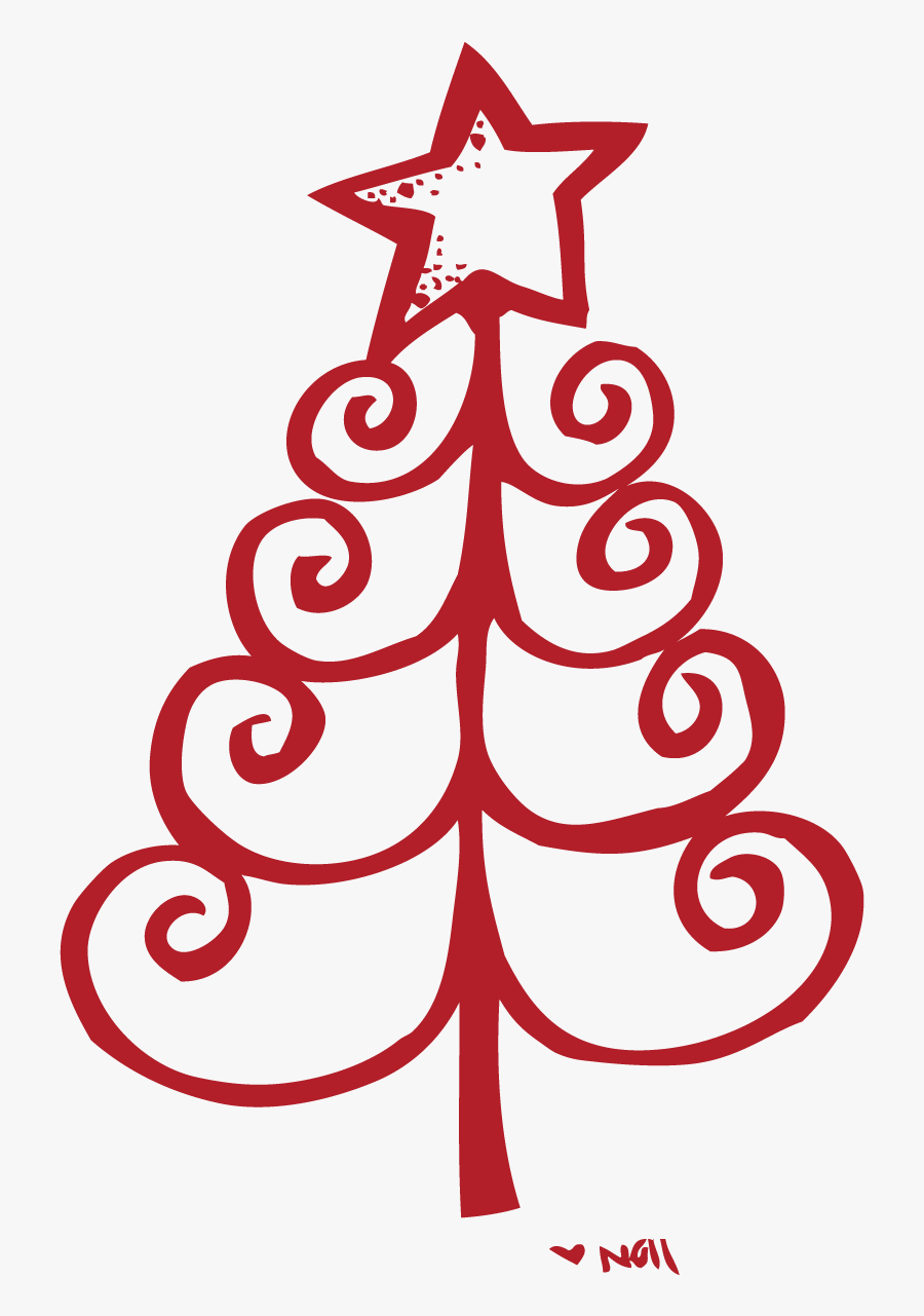 Transparent Dr Seuss Png - Red Christmas Tree Clipart, Transparent Clipart