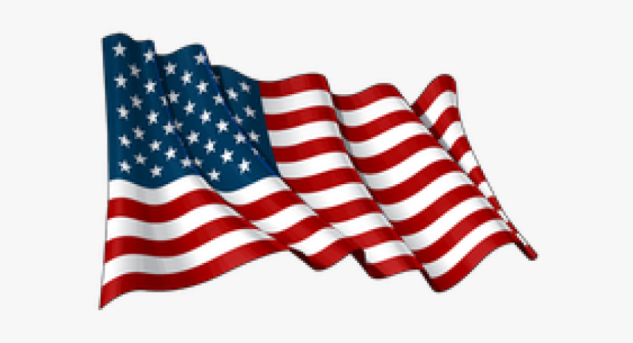 American Flag Clipart Transparent - Transparent Us Flag Waving, Transparent Clipart