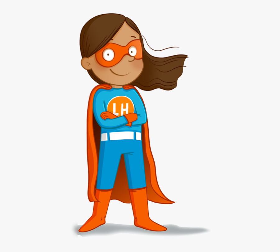 Transparent Kids Clipart - Child Hero Clip Art, Transparent Clipart