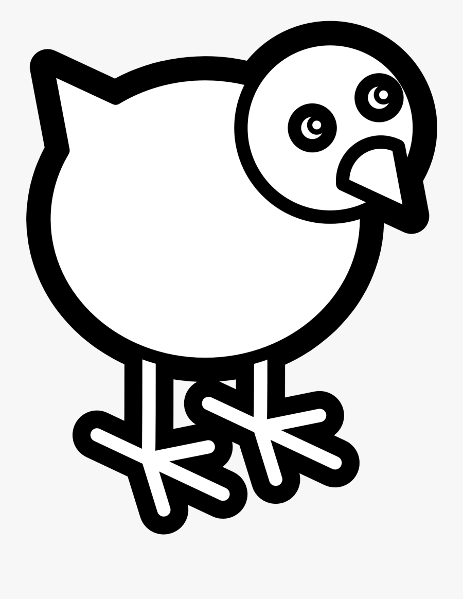 Chicken Clipart Black And White - Imágenes De Pollo En Caricatura, Transparent Clipart