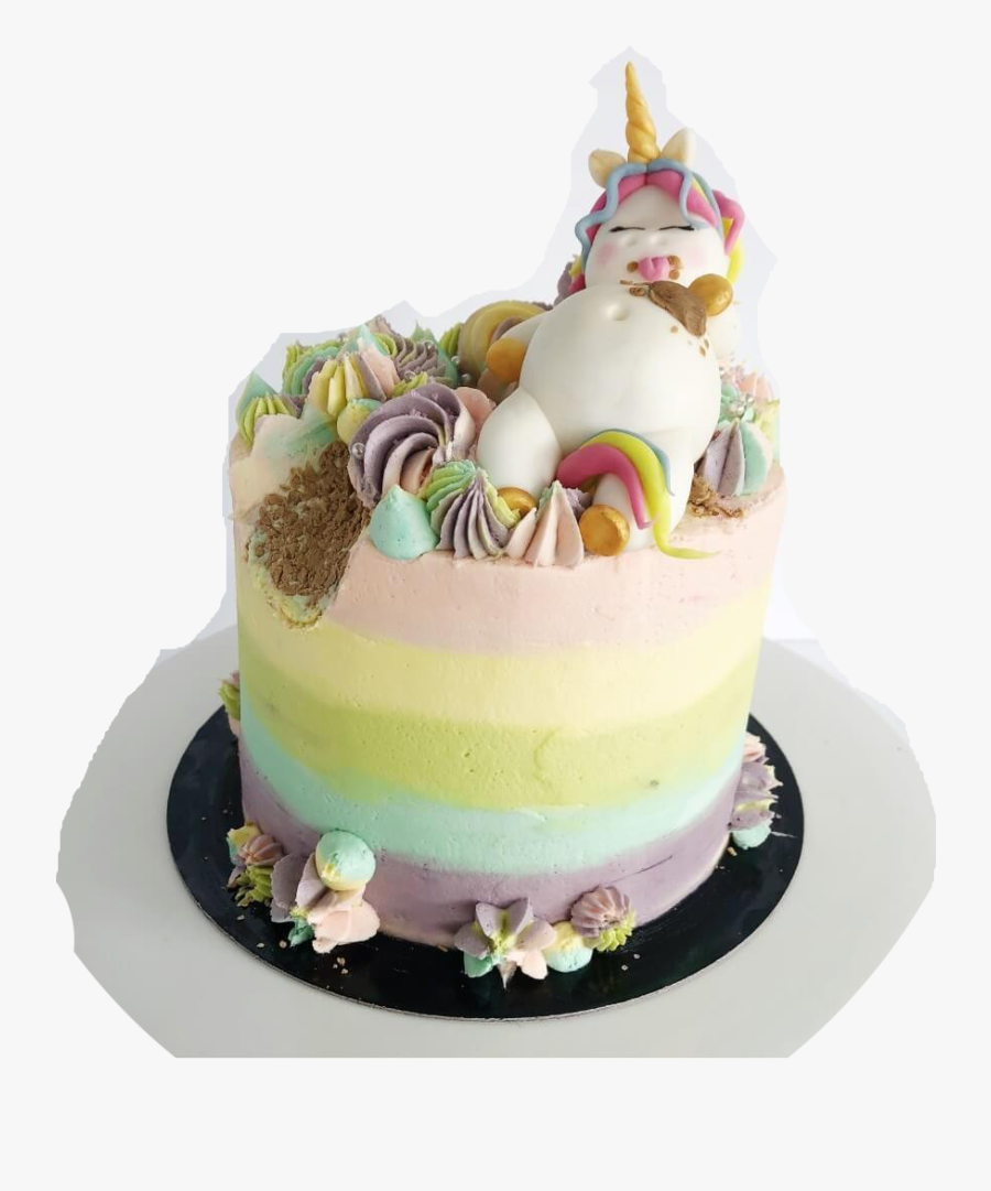 Birthday Cakes Png Transparent Background - Funny Unicorn Birthday Cake, Transparent Clipart
