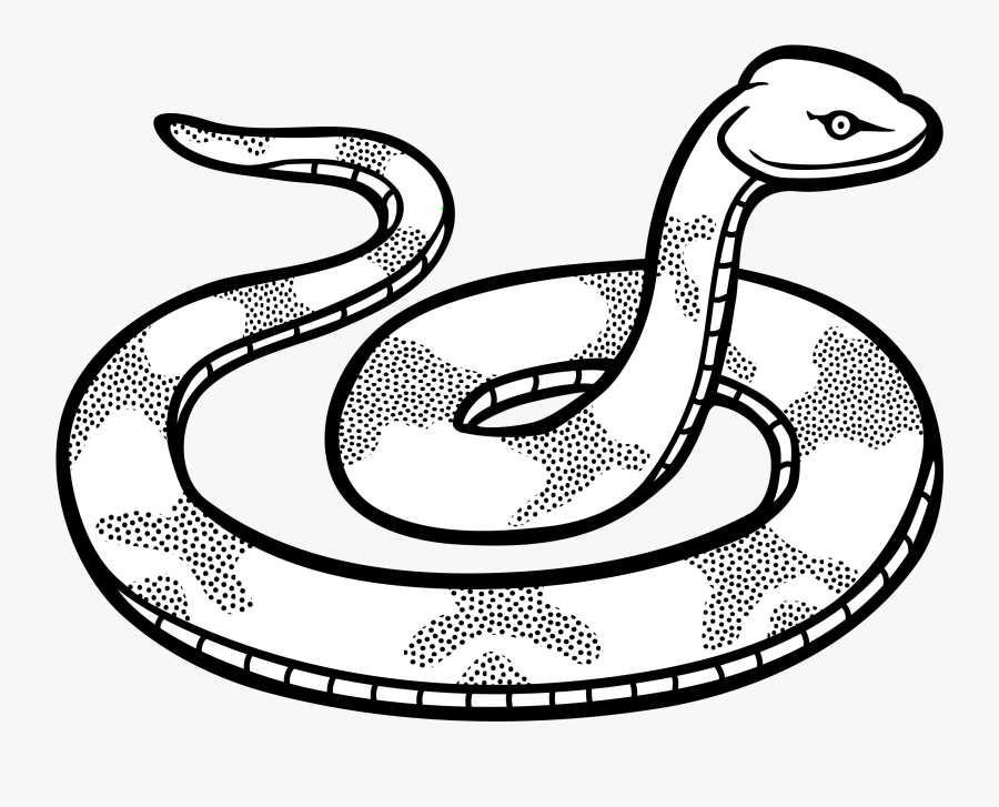 Snake Clipart Pdf - Snake Black And White Clipart, Transparent Clipart