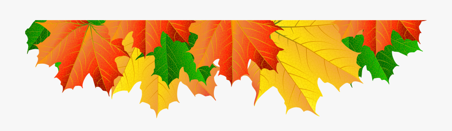 Fall Leaves Border Png Clip Art Image - Autumn Leaves Border Png, Transparent Clipart
