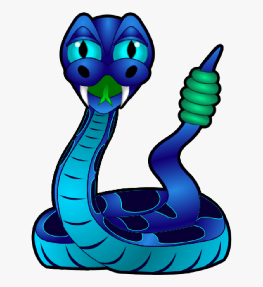 Snake Clipart Blue - Blue Snake Clipart, Transparent Clipart