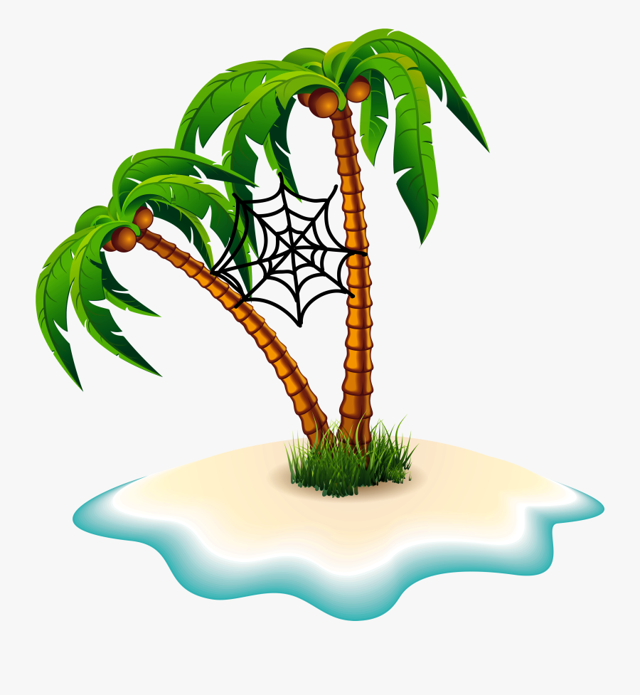 Palm Trees Clip Art Portable Network Graphics Transparency - Clipart Palm Tree Png, Transparent Clipart