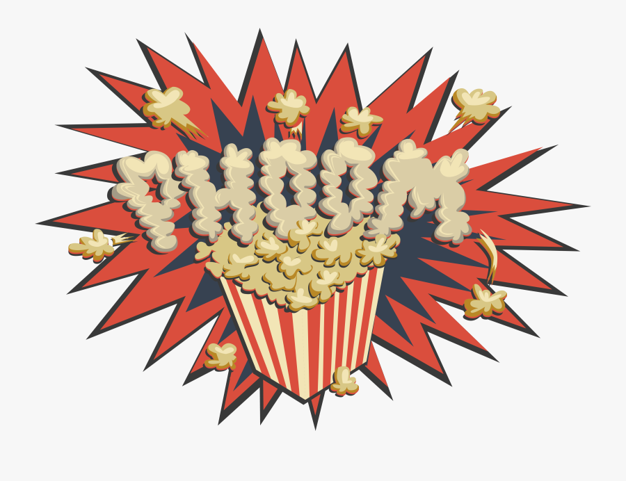 Explosion Clipart Popcorn - Popcorn Explosion, Transparent Clipart