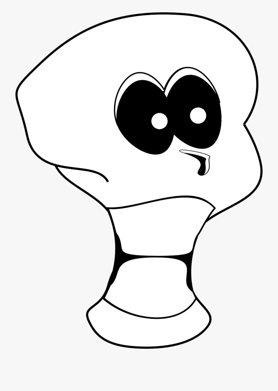 Cartoon Skull Clipart, Vector Clip Art Online, Royalty - Cartoon Skull, Transparent Clipart