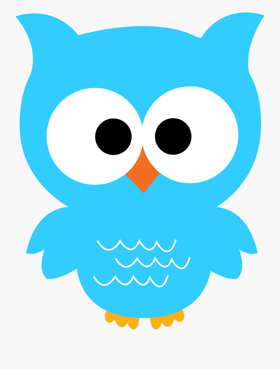 Owl Clip Art, - Cute Blue Owl Clipart, Transparent Clipart