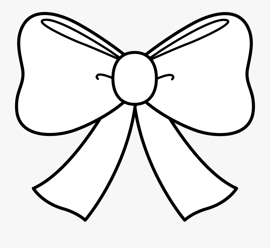 Best Photos Of Hair Bow Coloring Pages Free Hair Bow - Bow Coloring, Transparent Clipart