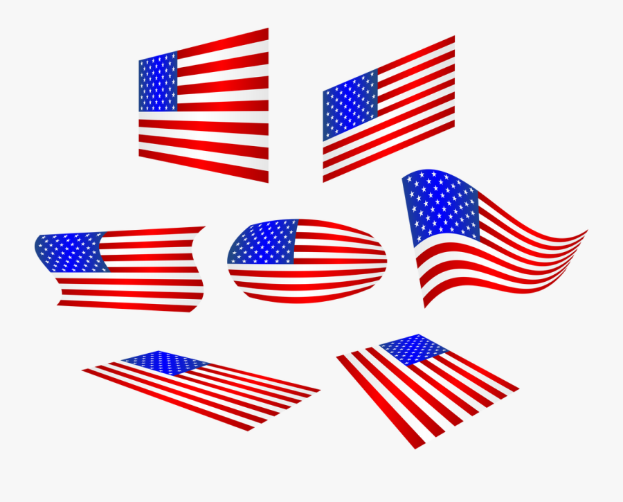 Transparent Bandera De Estados Unidos Png - American Flag Clip Art, Transparent Clipart