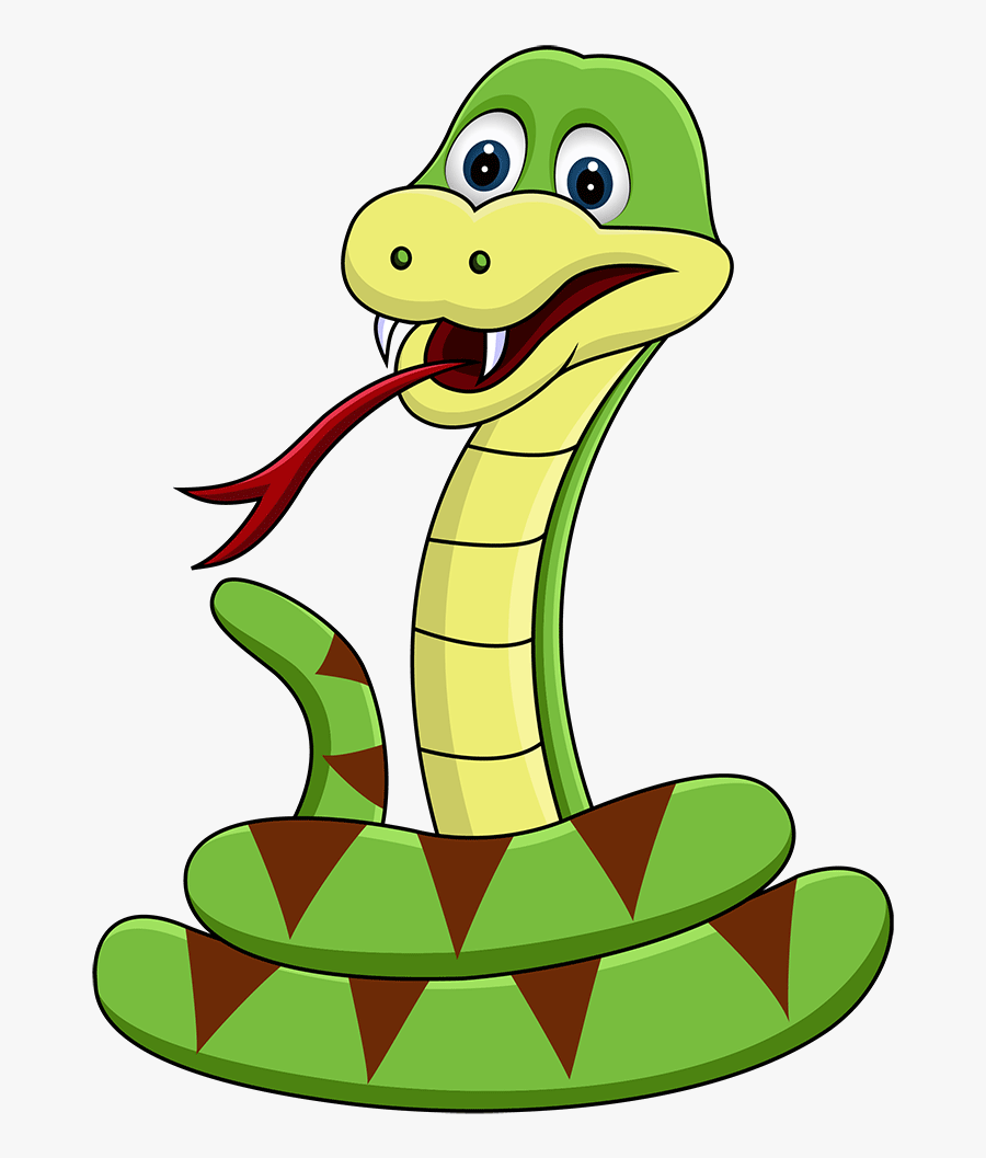 Snake Clipart Transparent Background - Clip Art Of Snake, Transparent Clipart