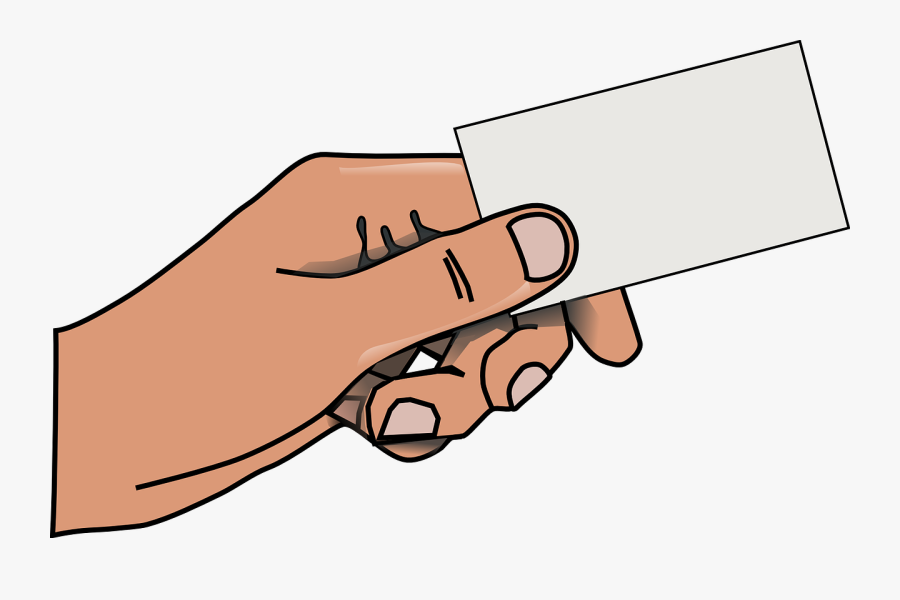 Hand Clipart At Getdrawings - Business Cards Clipart, Transparent Clipart