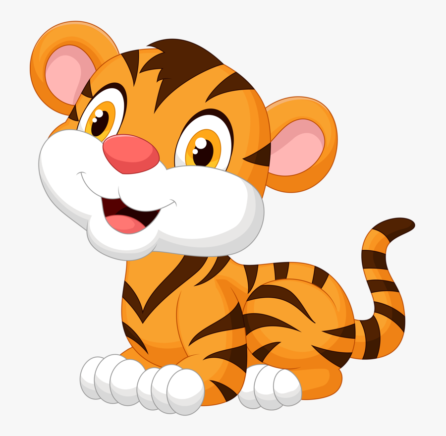 Tiger Clipart Tiger Cub - Baby Tiger Clipart Png, Transparent Clipart