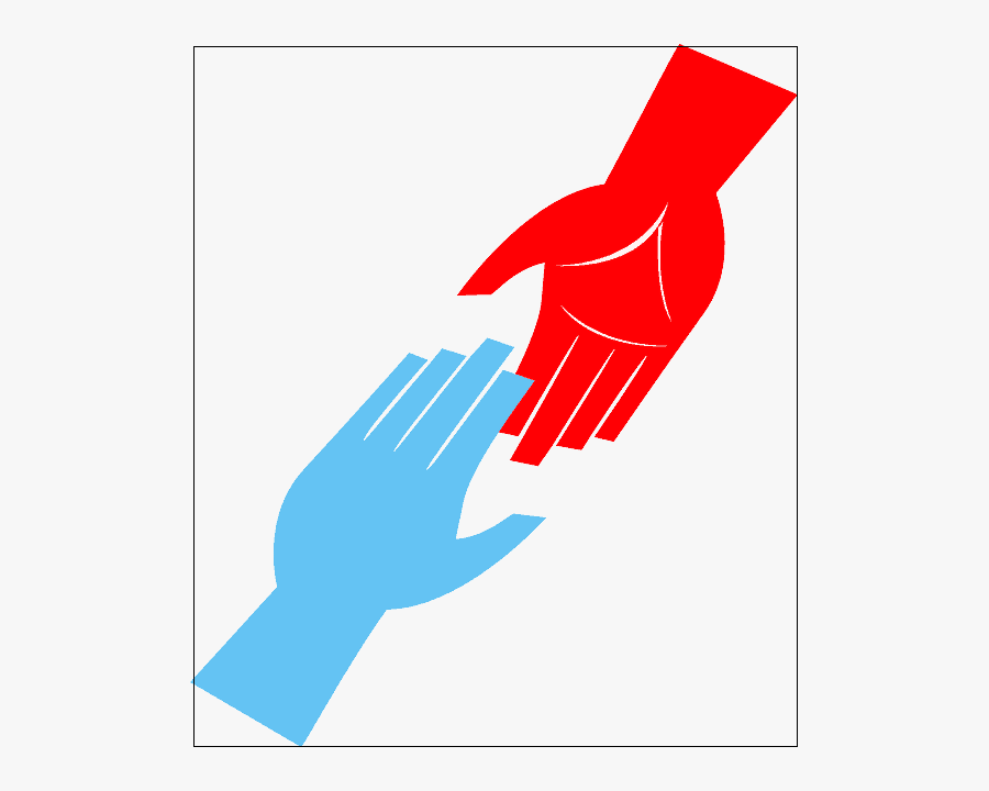 Reach - Clipart - Helping Hands Clipart, Transparent Clipart