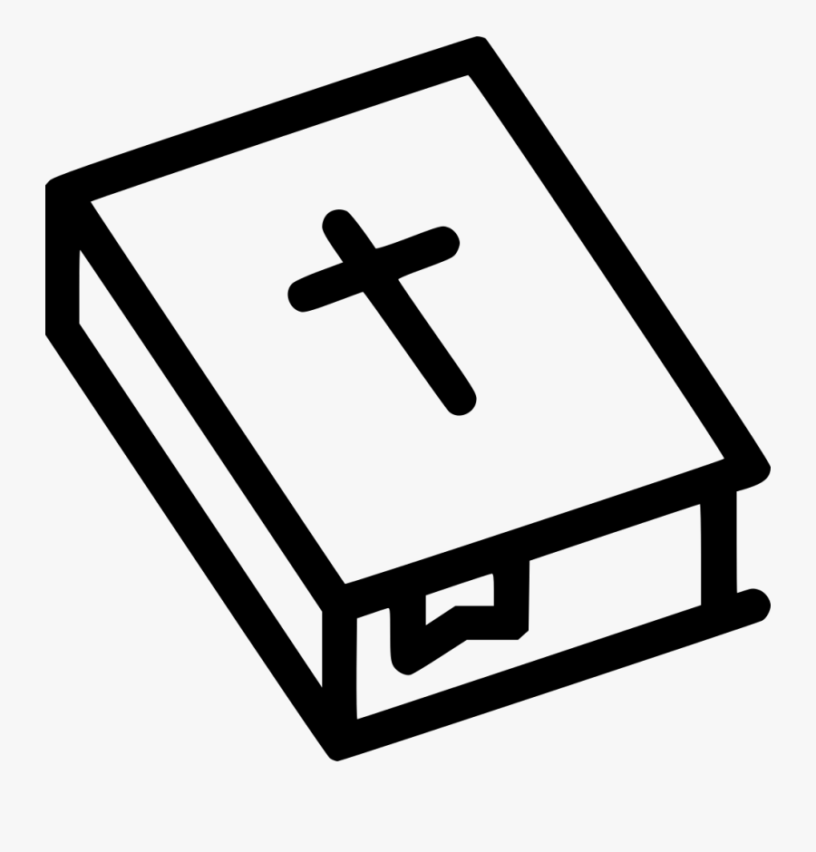 Clip Art Cross Freeuse Techflourish Holy - Holy Bible Black And White, Transparent Clipart