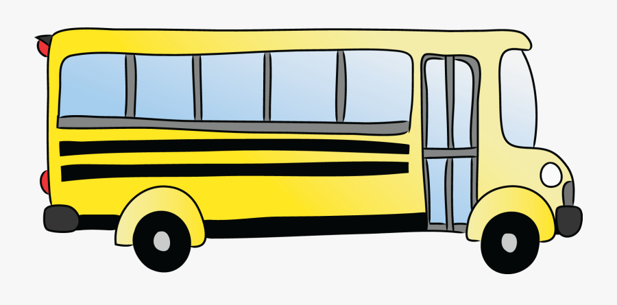 School Bus Drawing Clip Art - Cartoon School Bus Transparent Background, Transparent Clipart