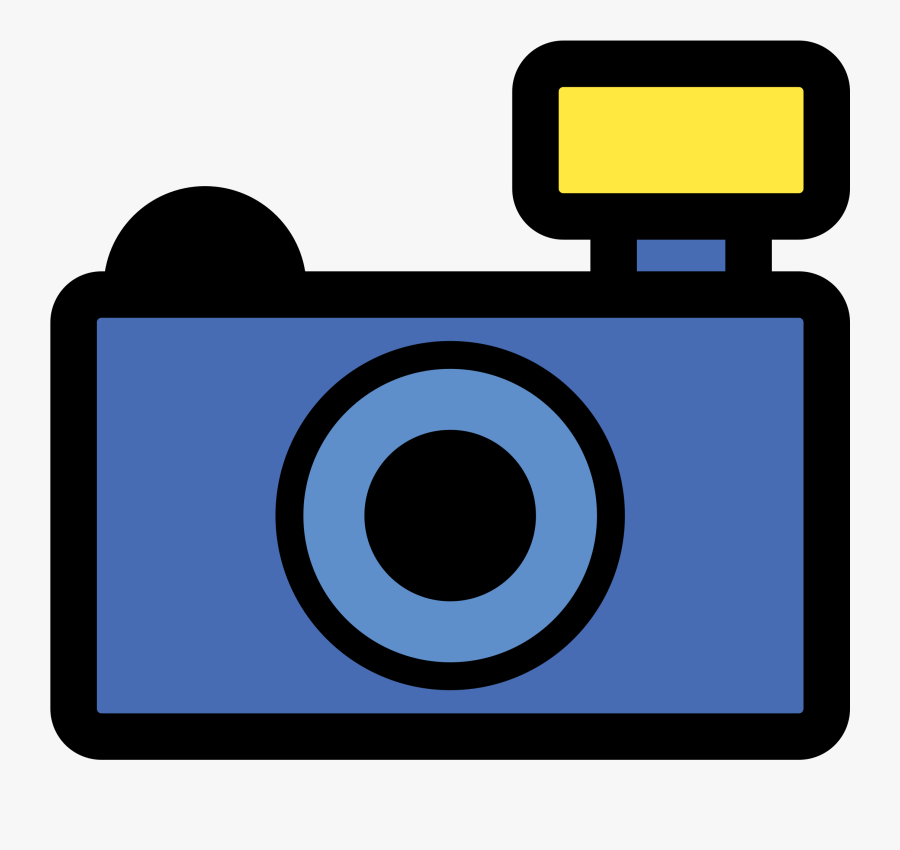 Camera Blue Clipart Clip Art Library Transparent Png - Camera Icon Png Color, Transparent Clipart