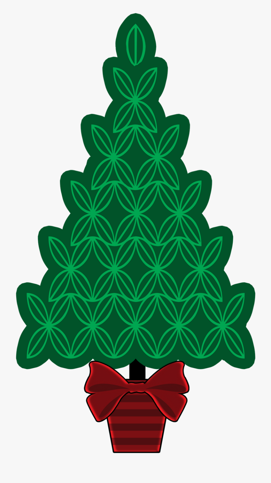Green Christmas Xmas Tree Clip Art Free Png Download - Christmas Tree, Transparent Clipart