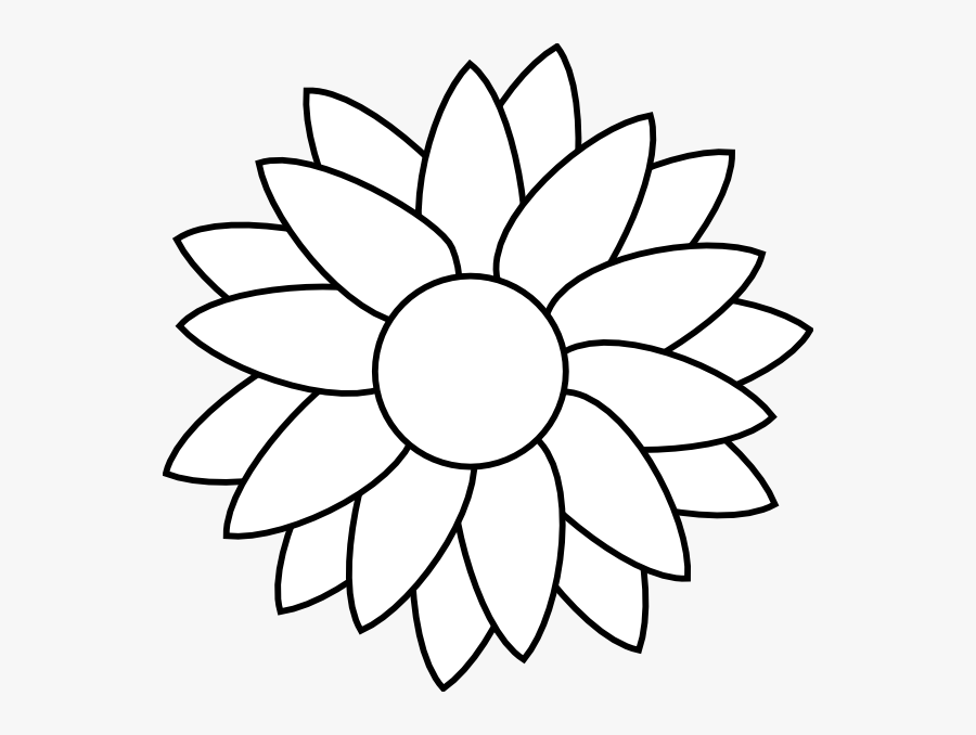 Flower Free Rhinestone Template - Flower Mothers Day Drawing, Transparent Clipart