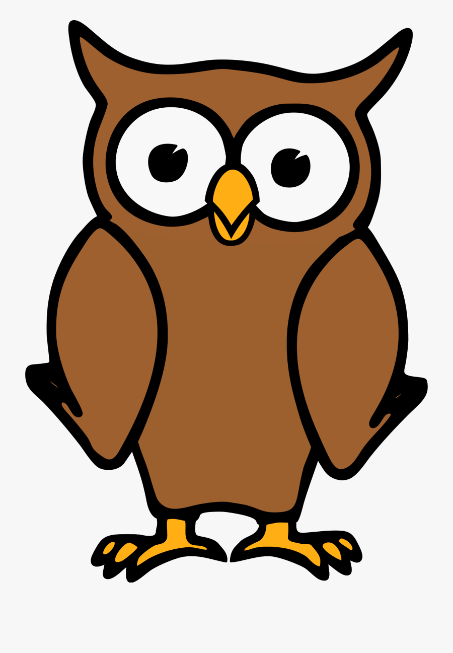 Clip Art Animation Drawing Cartoon Free - Clipart Image Of Owl, Transparent Clipart