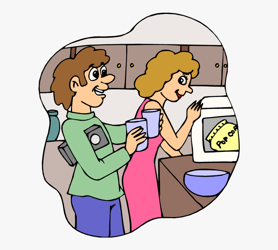 Microwave Popcorn Clipart, Transparent Clipart