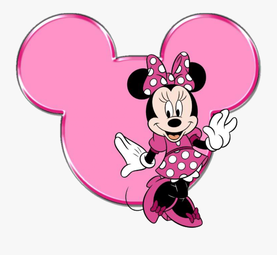 Minnie Mouse Bow Mickey Mouse Bow Clipart - Pink And White Minnie Mouse, Transparent Clipart