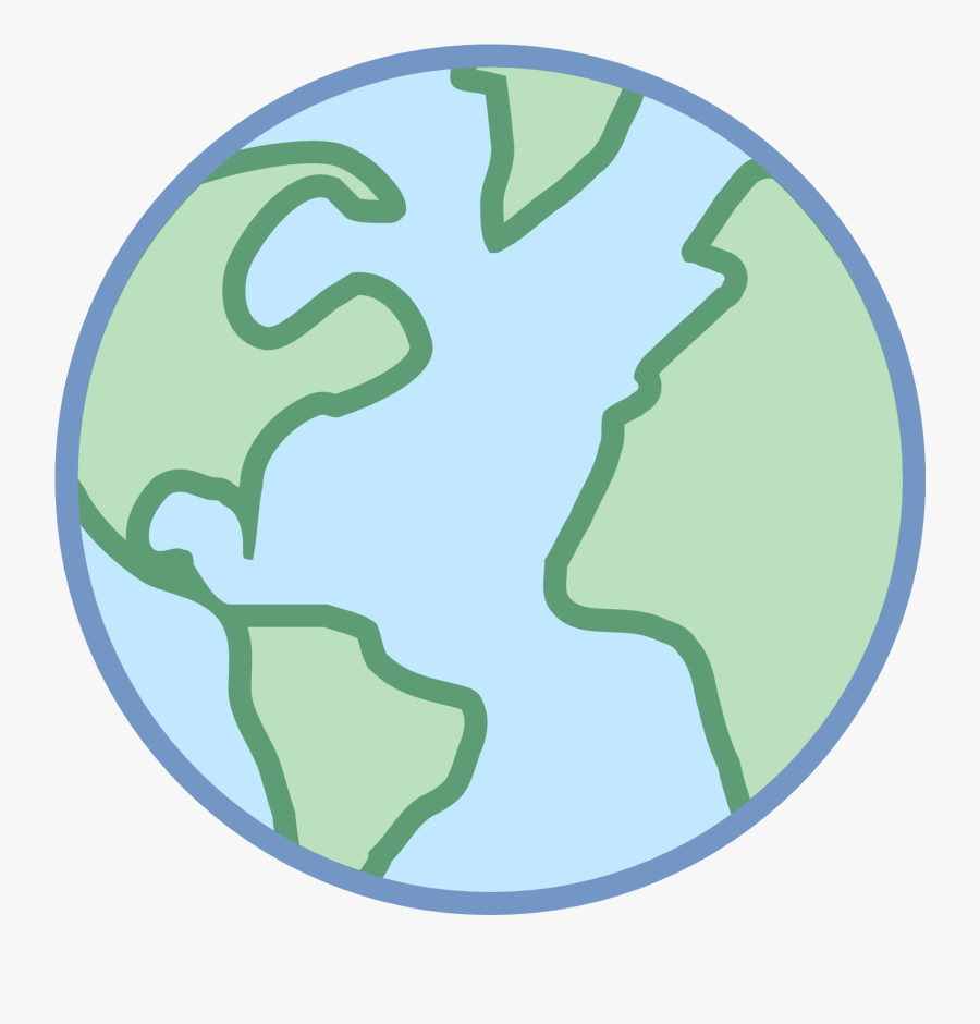 Iphone Globe Clipart - Globe Color Png Icon, Transparent Clipart