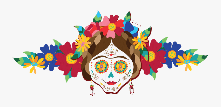 Transparent Dead Flowers Png - Day Of The Dead Png, Transparent Clipart