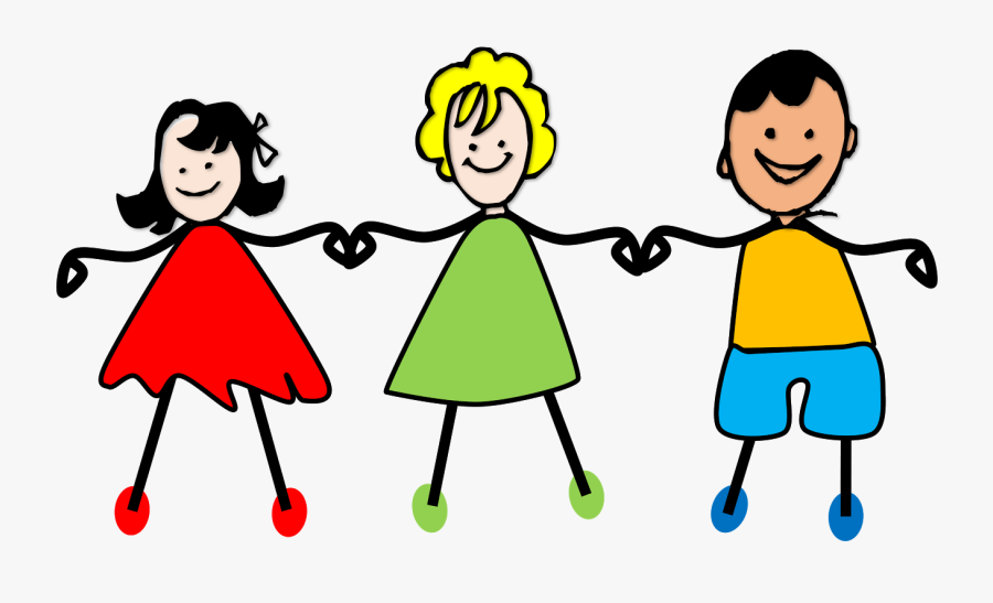 Jpg Freeuse Collection Of Three High Quality - Kids Holding Hands Clipart, Transparent Clipart