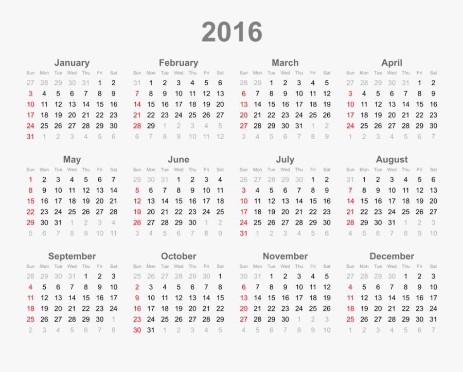 Area,text,calendar - Calendar 2018, Transparent Clipart