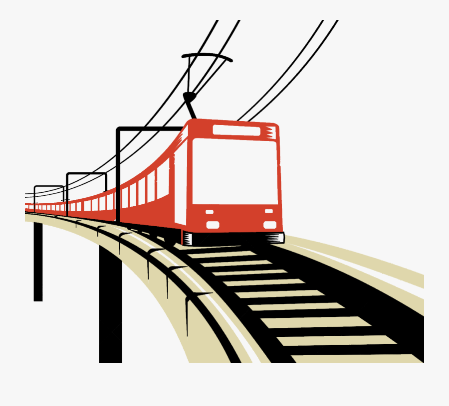 Clip Art Train Western For - Rail Bridge Clip Art, Transparent Clipart