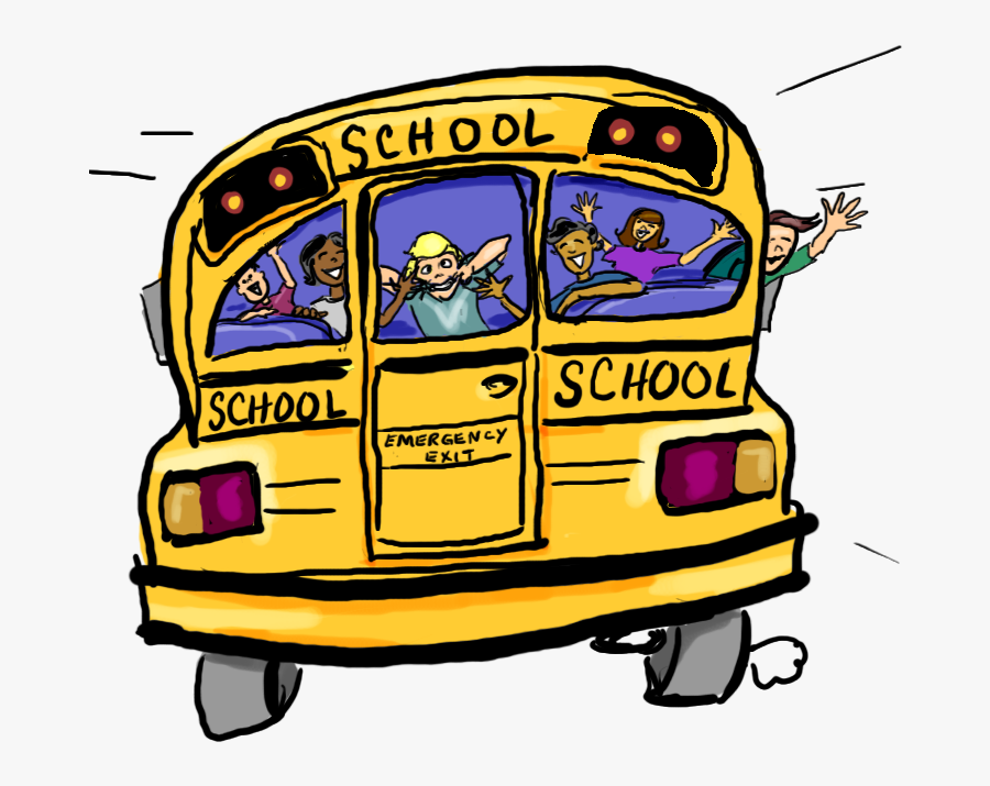 Animated School Bus Clipart - School Bus Illustration Free, Transparent Clipart