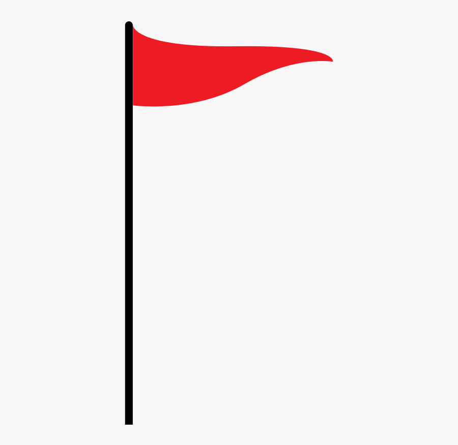 Golf Red Transparent Image - Red Flag Clipart Png, Transparent Clipart
