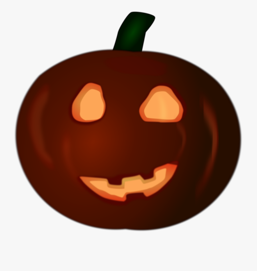 Pumpkin Face Clipart - Pumpkin Clipart Halloween Large, Transparent Clipart